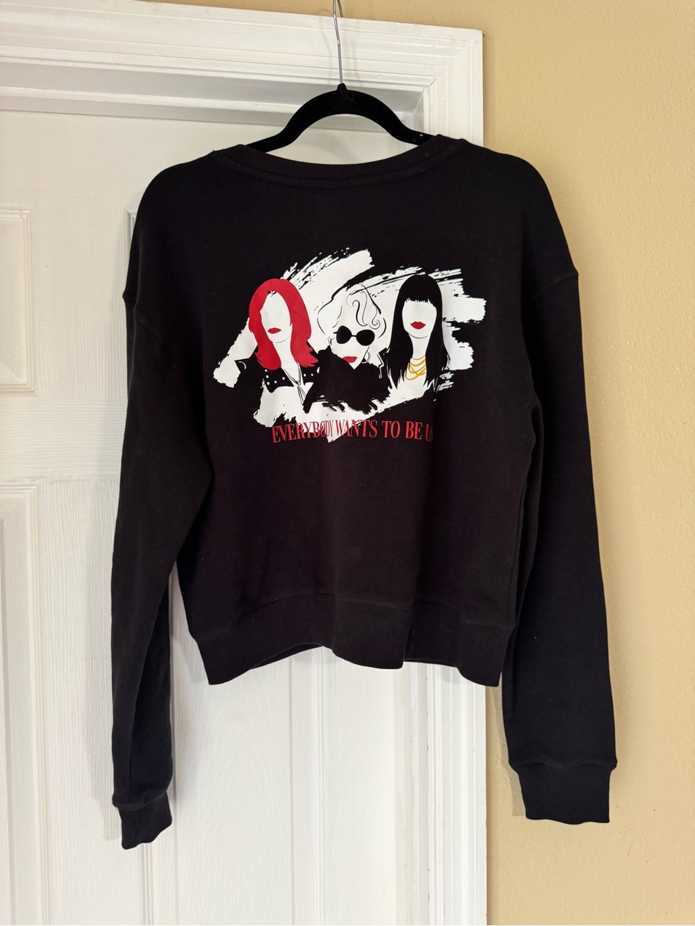 The Devil Wears Prada Black Snap Front Sweatshirt XL